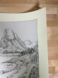 The Mountain Lake - 2021 David Welker Poster, Art Print Variant -Art Poster Store image 83e08489 f6aa 4d1a bcba 503d93395ccd