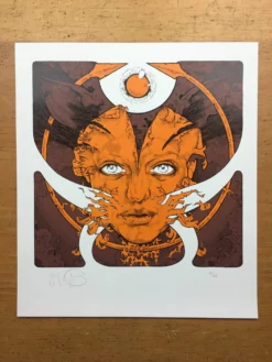 Pig Lady - 2008 John Dyer Baizley Poster Orange -Art Poster Store image 87ae39e7 9383 437d afda 1184a0e97c22 scaled