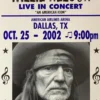 Willie Nelson - 2002 Franks Brothers 10/25 Poster Dallas, TX