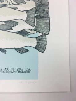 Flatstock 43 - 2014 Justin Santora Poster Austin, TX Austin Convention Center -Art Poster Store image 8a8797b9 b107 4f17 92a4 c063c90331fd scaled