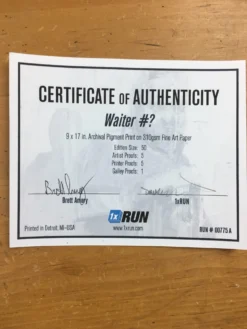 (Unknown) Waiter - Brett Amory Poster Limited Edition Art Print S/N -Art Poster Store image 8c8088fa 9be4 4367 a24b a8c1d318a240 scaled