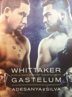 UFC 234 2019 Poster Whittaker Vs Gastelum & Adesanya Vs Silva -Art Poster Store image 8ea5c98a bfcc 40c2 9037 909c746d4c5b scaled