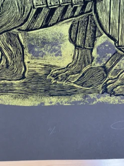 Serengeti Ghost - 2009 Dan Grzeca Poster Art Print Dark Brown -Art Poster Store image 91d42331 01e4 4db5 a705 e5421309313b