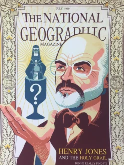 Henry Jones And The Holy Grail - 2013 Glen Brogan Poster Art Print