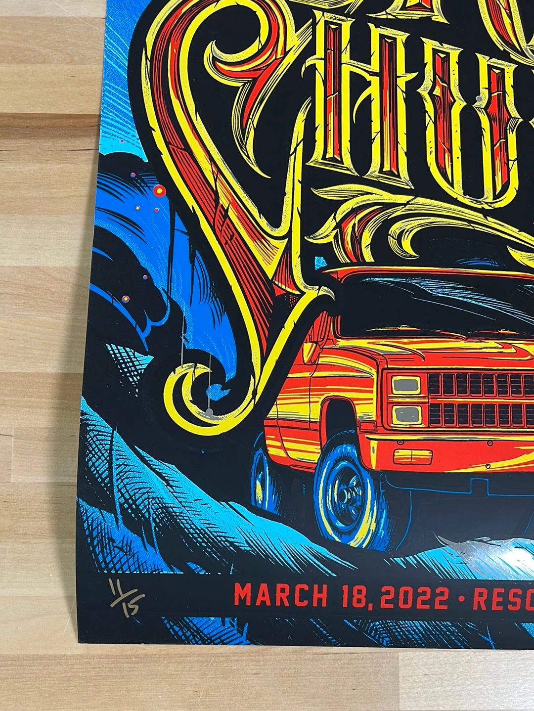 Eric Church - 2022 Maxx242 Poster Green Bay, WI Mirror FOIL 3/18 6 Eric Church - 2022 Maxx242 Poster Green Bay, WI Mirror FOIL 3/18 - Image 6