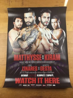 Lucas Matthysse Vs Tewa Kiram - 2018 Boxing Poster Welterweight World Championsh -Art Poster Store image 93dd6e3c 2f08 40e6 9eb0 7ef2cadafcce scaled