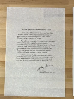 Canon Olympic Commemorative Series 1984 - Poster 1952 Helsinki -Art Poster Store image 9756474a c262 45e4 86b6 aac0b7a82287