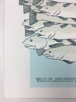 Flatstock 43 - 2014 Justin Santora Poster Austin, TX Austin Convention Center -Art Poster Store image 9995f35f 7003 498d 95da 2a80f74d2475 scaled