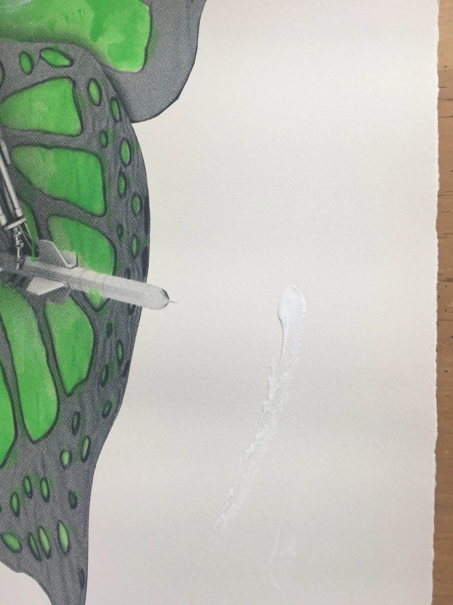 Victory - Ludo 2016 Lithograph Poster Signed/numbered Hand Finished 6 Victory - Ludo 2016 Lithograph Poster Signed/numbered Hand Finished - Image 6