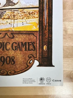Canon Olympic Commemorative Series 1984 - Poster 1908 London, England -Art Poster Store image 9e2e90c3 66da 49a7 859b 3c0e6f8ed99b