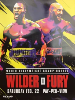 Boxing - 2020 Poster Wilder Vs Fury 2