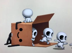 Boxo II (Skullies 2) - 2019 Mike Mitchell Poster Print SOFA Con 1st