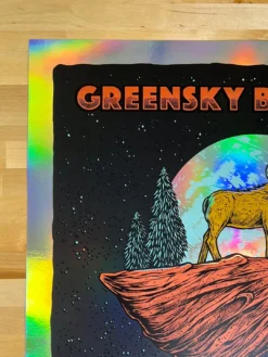 Greensky Bluegrass - 2021 Logan Schmitt Poster Morrison, CO Red Rocks FOIL -Art Poster Store image a4802c98 3b57 46bd b82a 9cef6f940ce6