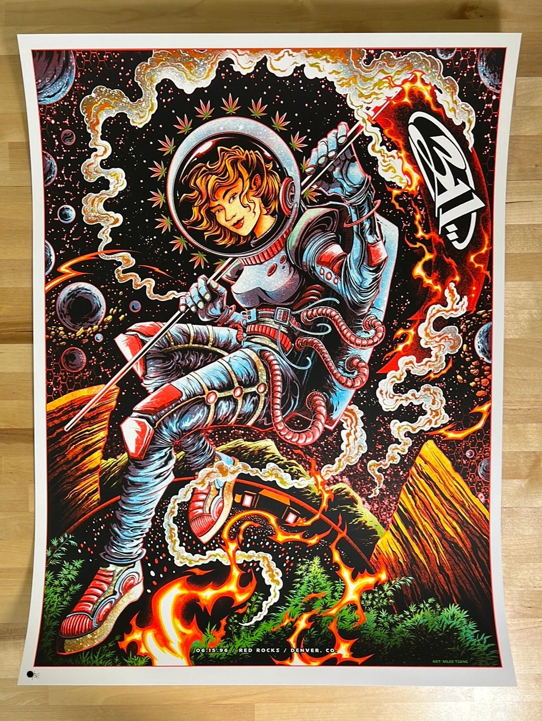 311 - 1996 Miles Tsang Poster Red Rocks Morrison, CO 1st 2 311 - 1996 Miles Tsang Poster Red Rocks Morrison, CO 1st - Image 2