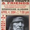Willie Nelson - 2004 Franks Brothers 4/4 Poster Birmingham, AL