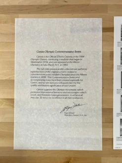 Canon Olympic Commemorative Series 1984 - Poster 1960 Rome -Art Poster Store image b06faa65 cc05 4c27 83af 79657c936334