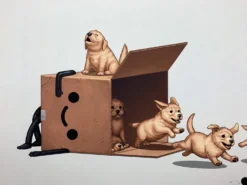 Boxo II (2) - 2019 Mike Mitchell Poster Print SOFA Con 1st