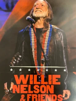 Willie Nelson - 2003 Original Vinyl Poster Insert 24x12 Record Art