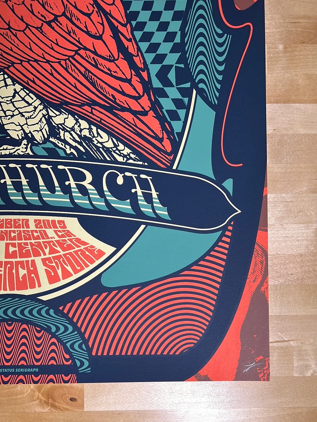 Eric Church - 2019 Status Serigraph Poster San Francisco, CA 2 5 Eric Church - 2019 Status Serigraph Poster San Francisco, CA 2 - Image 5