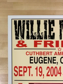 Willie Nelson - 2004 Franks Brothers 9/19 Poster Eugene, Oregon 9 Willie Nelson - 2004 Franks Brothers 9/19 Poster Eugene, Oregon -Art Poster Store image b709da2c 8bf7 454e bba3 92bb95a28506 scaled
