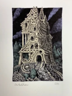 The Portal House - 2021 David Welker Poster, Art Print