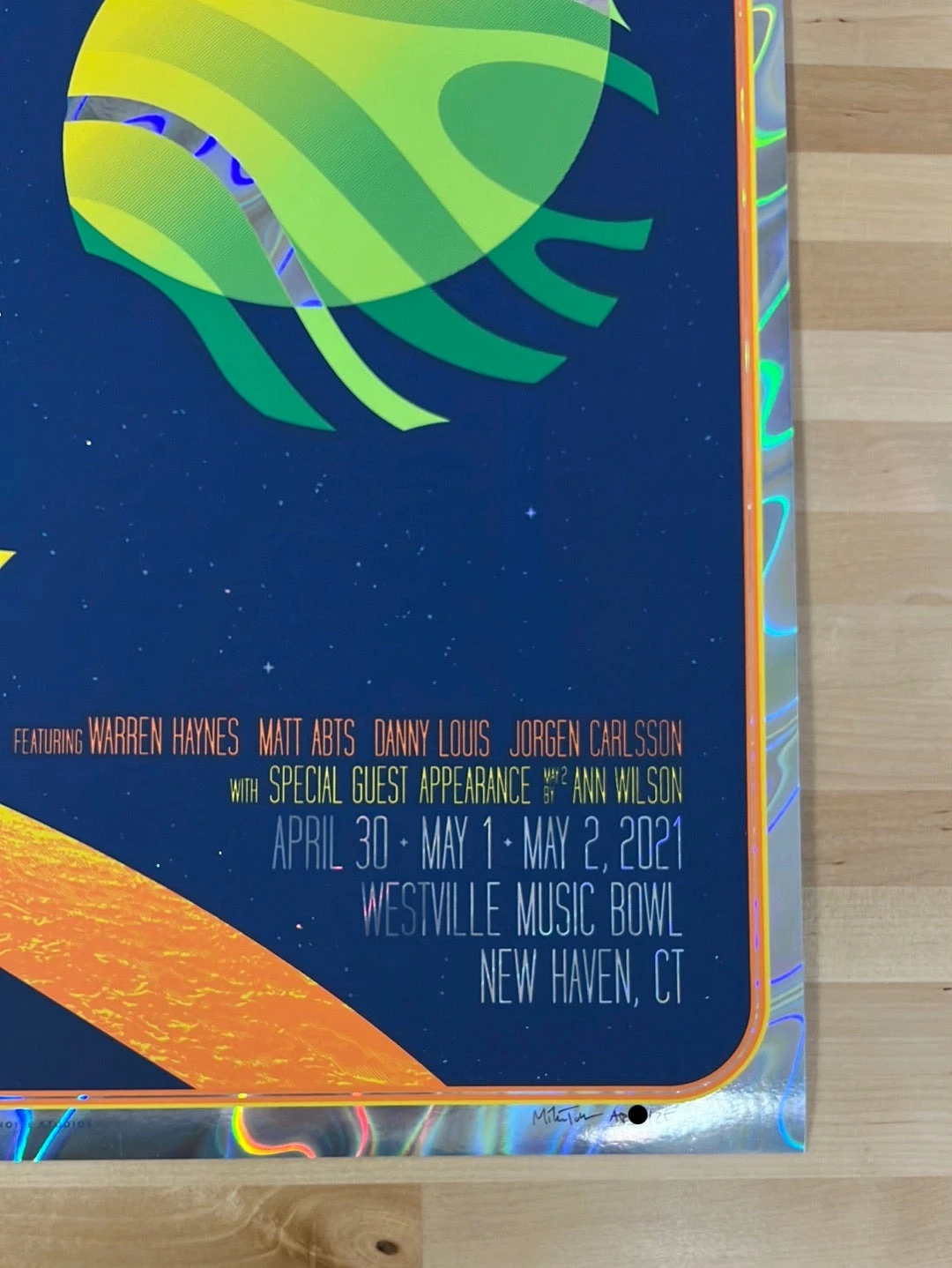 Gov't Mule - 2021 Mike Tallman Poster New Haven, CT FOIL 5 Gov't Mule - 2021 Mike Tallman Poster New Haven, CT FOIL - Image 5