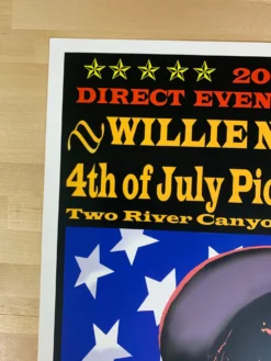 Willie Nelson - 2003 Poster Spicewood, Texas Two River Canyon -Art Poster Store image bfa9668c 8e6b 4026 b11c 5ff0f0ead958 scaled