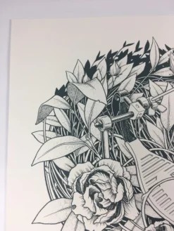 Reclaim, Erode - 2015 Justin Santora Poster Art Print Line Variant -Art Poster Store image c103acbb 5aec 49dd 947e 24aa53c50db0 scaled