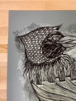 Rural Corvus - 2009 Dan Grzeca Poster Art Print Asphalt Grey -Art Poster Store image c25b1463 cf0d 4dcf 9700 7368990edac8