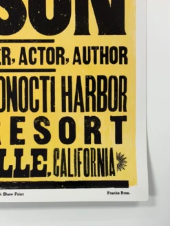 Willie Nelson - 2005 Hatch Show Print 4/28 Poster Kelseyville, CA Konocti Harbor -Art Poster Store image c6c4b269 7607 4dd1 a696 5bb2f90ca847