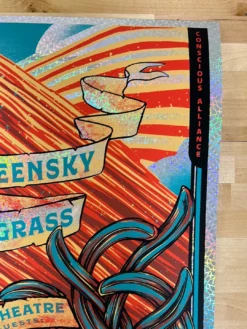 Greensky Bluegrass - 2022 Half Hazard Poster K FOIL Red Rocks Morrison, CO -Art Poster Store image c85f2b77 5474 4a08 bf58 4d8c55a735ac