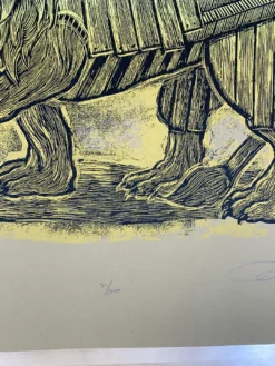 Serengeti Ghost - 2009 Dan Grzeca Poster Art Print Light Brown -Art Poster Store image ca2ea3d0 3711 4167 a38b 3a854de3128c