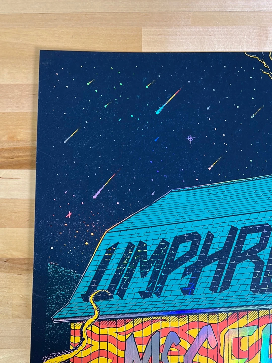 Umphrey's McGee - 2022 Brian Naro Poster Chillicothe, IL SCAMP FOIL 3 Umphrey's McGee - 2022 Brian Naro Poster Chillicothe, IL SCAMP FOIL - Image 3