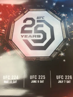 UFC 25 Years - 2018 Poster 224, 225, 226