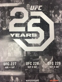 UFC 25 Years - 2018 Poster 227, 228, 229