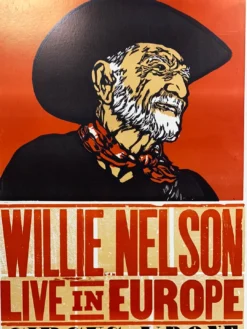 Willie Nelson - 2010 Hatch Show Print 6/21 Poster Munchen, Deutschland