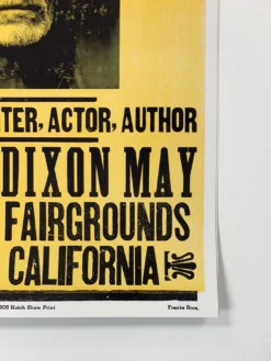 Willie Nelson - 2005 Hatch Show Print 5/5 Poster Dixon, CA May Fairgrounds -Art Poster Store image dc3b95db 4d8a 448a a09f c4ab493151d2