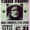 Willie Nelson - 2005 Hatch Show Print 10/21 Poster Muskogee, OK