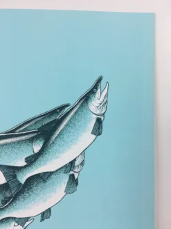 Salmon Run - 2015 Justin Santora Poster Art Print -Art Poster Store image df7144fa 7a9e 495e 9e5e 192872f45df9 scaled