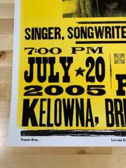 Willie Nelson - 2005 Franks Brothers Poster Kelowna, BC -Art Poster Store image e5ca5fe9 792e 493c b25e db1c2fb9f34a scaled