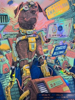 Trey Anastasio Band X Goose - 2022 Dave Kloc Poster Fall Tour FOIL