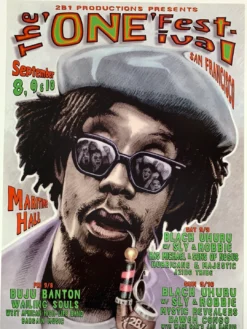 MHP 99 Wailing Souls - 2000 Poster Maritime Hall San Fran 1st