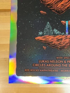 Greensky Bluegrass - 2021 Logan Schmitt Poster Morrison, CO Red Rocks FOIL -Art Poster Store image e98b1001 609e 4913 a9b7 191ee01e7416