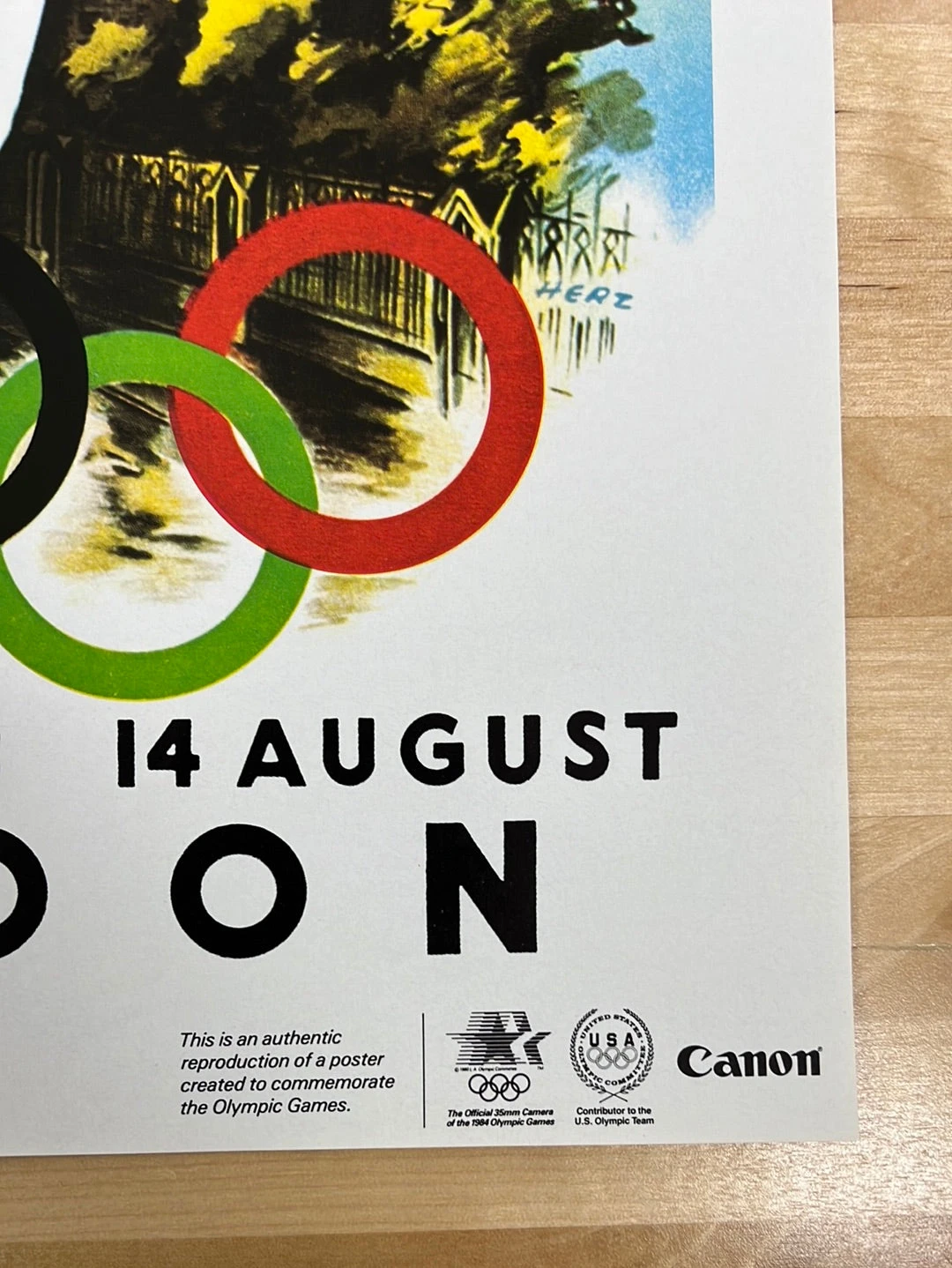 Canon Olympic Commemorative Series 1984 - Poster 1948 London 3 Canon Olympic Commemorative Series 1984 - Poster 1948 London - Image 3