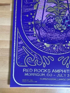 STS9 - 2021 Jax Poster FOIL Red Rocks Morrison, CO 7/24 -Art Poster Store image ecd55eae cc33 4c4a a2f9 afa0a9f428b1