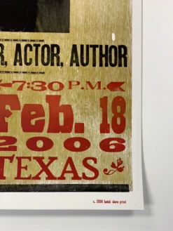Willie Nelson - 2006 Hatch Show Print 2/18 Poster Tyler, Texas Oil Palace -Art Poster Store image ed8d536c 7d40 4b5b af56 bc0c02867b45