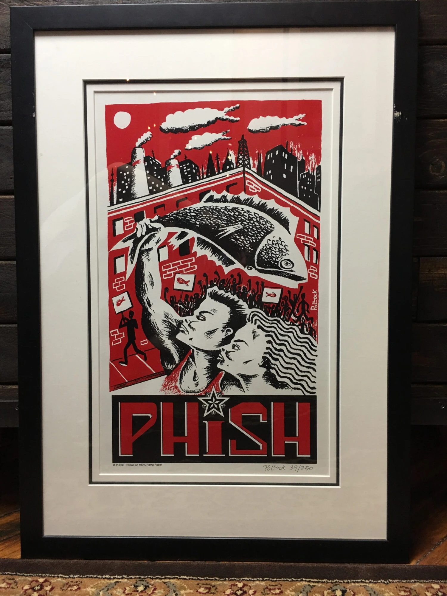 Phish - 1997 Jim Pollock Poster Art Of Modern Rock Series, Framed 4 Phish - 1997 Jim Pollock Poster Art Of Modern Rock Series, Framed - Image 4