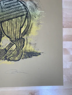 Serengeti Ghost - 2009 Dan Grzeca Poster Art Print Light Brown -Art Poster Store image f2a45817 0d93 424d 957f 4a2c2457c813