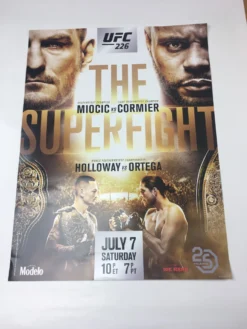 UFC 226 - 2018 Poster Miocic Vs Cormier, Holloway Vs Ortega -Art Poster Store image f38d1f57 2e12 4506 9365 82ab3d990964 scaled