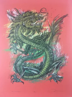 Year Of The Dragon - 2008 Dan Grzeca Poster Art Print
